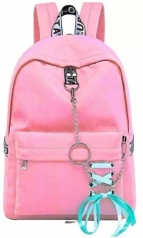Small 20 L Backpack Backpack Cute Style Female Student Waterproof Anti Thief Colleg Backpack  (Pink)