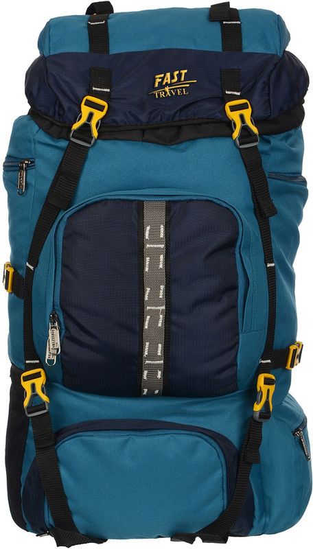 Trekking Hiking Travel Mountain Bag Rucksack - 90 L  (Blue, Black)