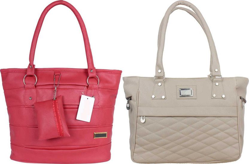 Women Pink, Beige Messenger Bag - Extra Spacious