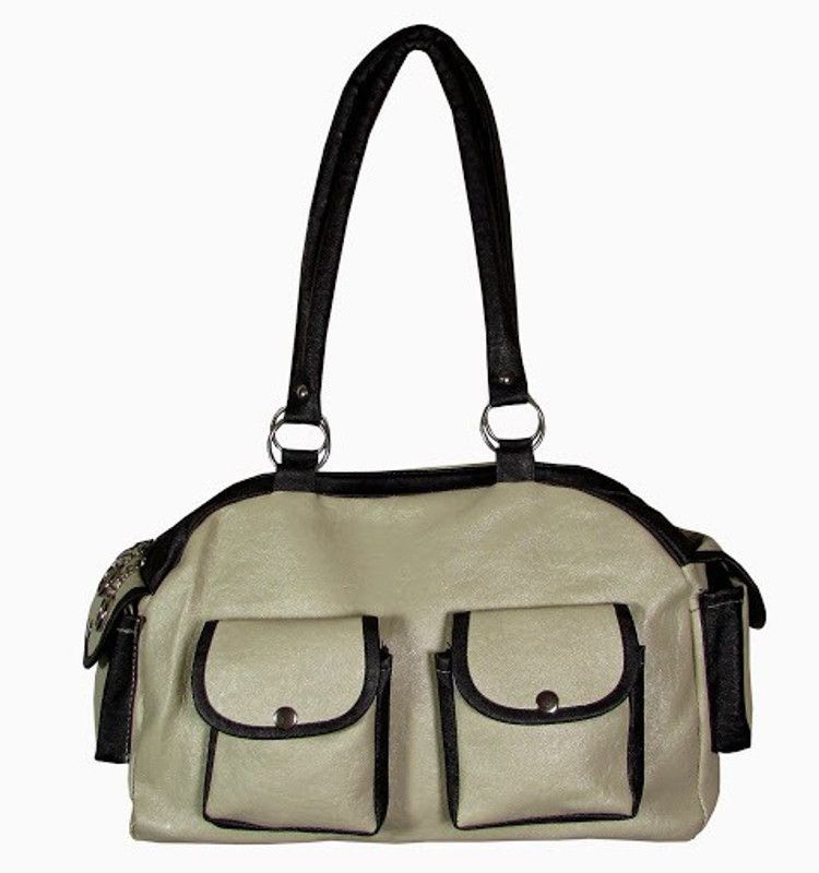 Girls White Shoulder Bag - Medium