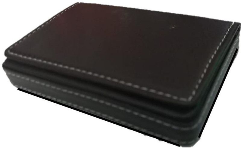 Men & Women Evening/Party Brown Artificial Leather Wallet  (15 Card Slots)