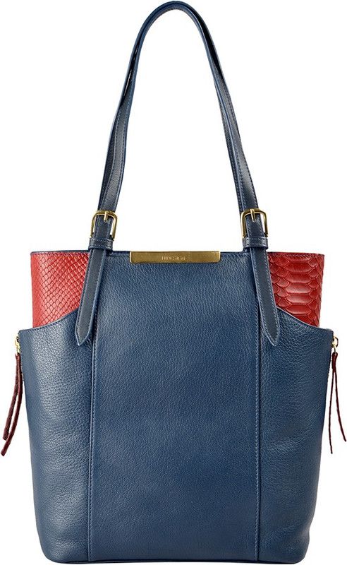 Women Tan, Black Hand-held Bag - Extra Spacious