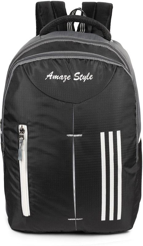 Small 20 L Laptop Backpack College, school & office laptop bag  (Black, White)