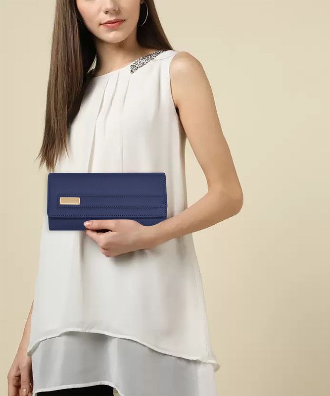 Casual, Formal, Party, Sports Blue Clutch