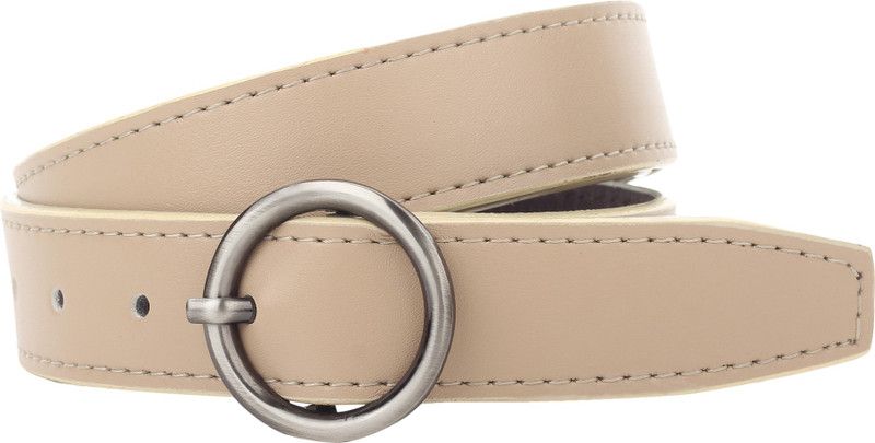 Women Beige Synthetic Belt