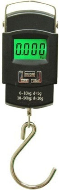 MAITRI ENTERPRISE 50 kg Hook Type Digital Led Screen Portable Luggage Weighing Scale Weighing Scale  (Black)