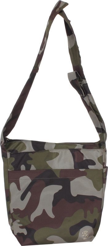 Men Green Shoulder Bag - Mini