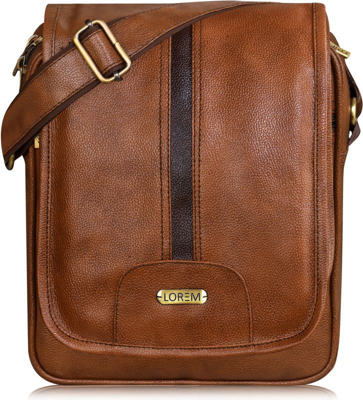 Tan Men & Women Sling Bag - Extra Large