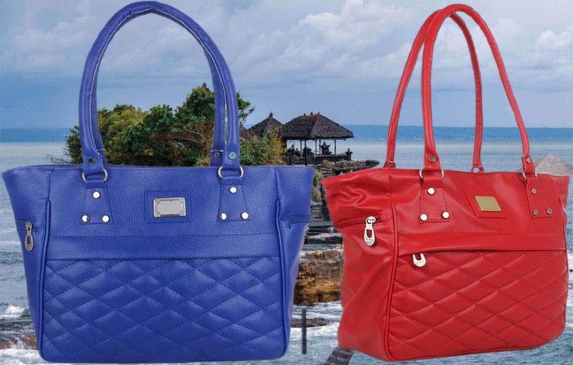 Women Blue, Red Messenger Bag  (Pack of: 2)