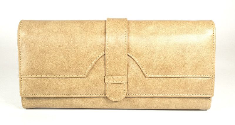 Casual, Formal Beige Clutch - Regular Size