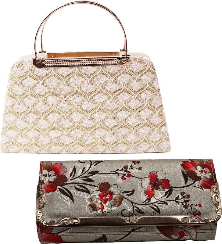 Sports, Party, Formal, Casual Multicolor, Black Clutch - Regular Size  (Pack of: 2)