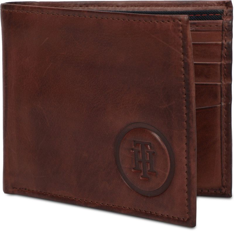 Men Tan Genuine Leather Wallet - Mini  (8 Card Slots)