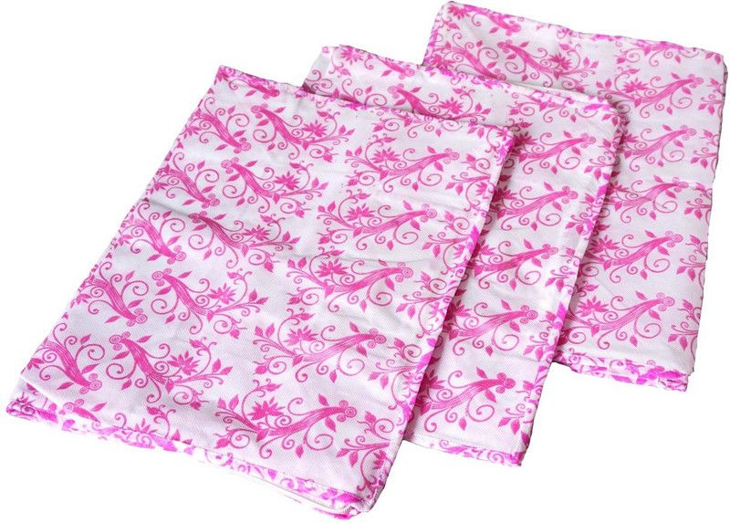 Prem Industries Saree Cover/ Lahenga Cover/ Wardrobe Organiser / Regular Clothes Bag Saree Cover/ Lahenga Cover/ Wardrobe Organiser / Regular Clothes Bag SK186  (Pink)