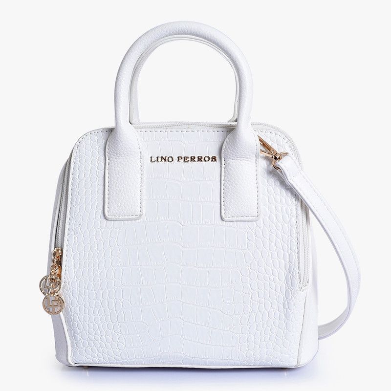 Women White Satchel - Mini
