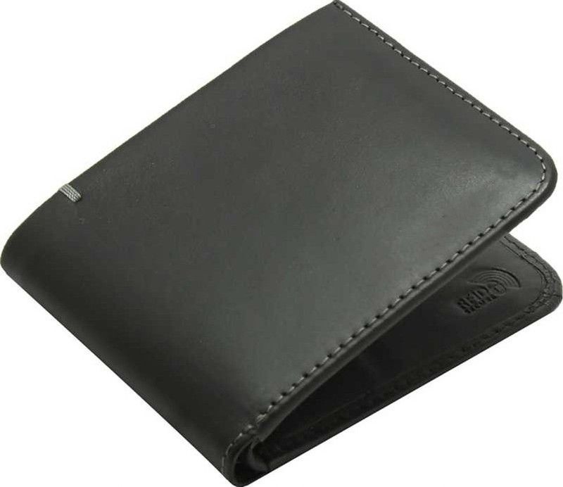 Men Casual, Trendy, Travel Black Genuine Leather RFID Wallet - Regular Size  (8 Card Slots)