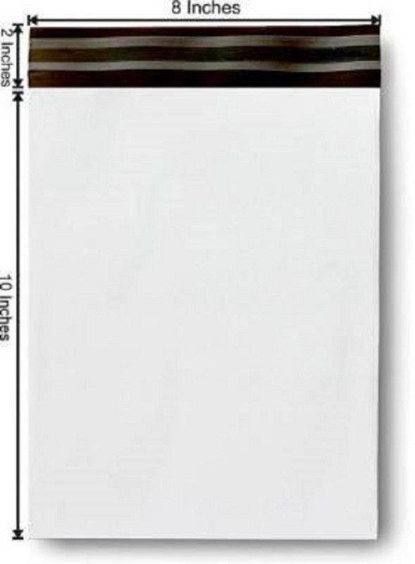 agarwal traders tamper proof courier bags Courier Bags Pack of 50Pieces with POD - Secure Tamper Proof Courier Bags / Pouches / Covers / Mailing Bags POD Pouches 8x10 inches(White) Plain Courier Bags_(Pack Of 50)  (White)