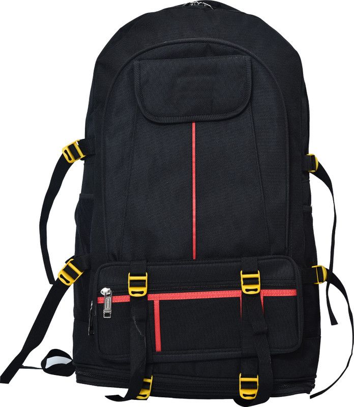 Travel Expandable Backpack for Hiking Trekking Bag Camping Rucksack Rucksack - 50 L  (Black)