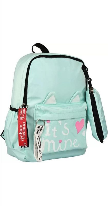 Small 20 L Laptop Backpack silk waterproof Backpack-Green  (Green)