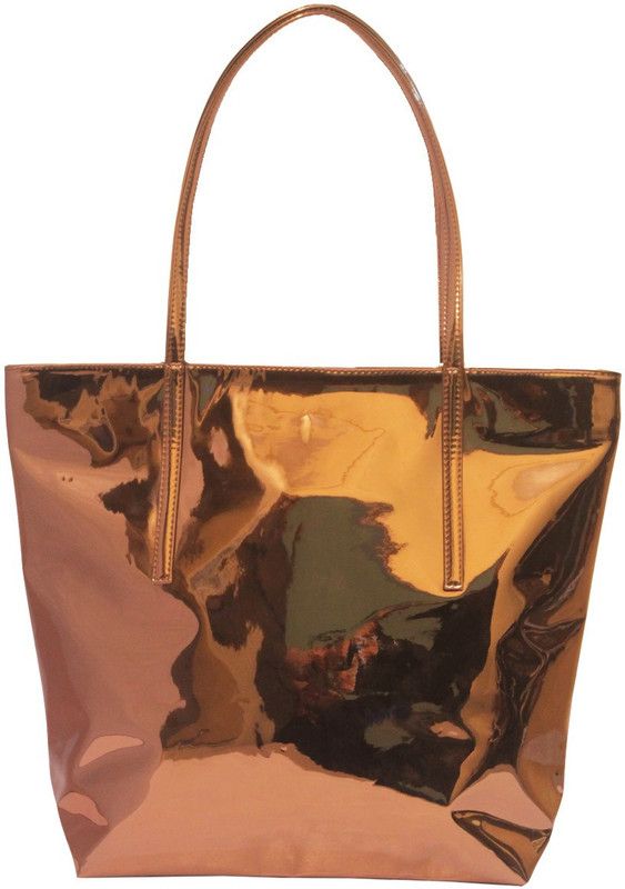 Girls Gold Tote - Extra Spacious