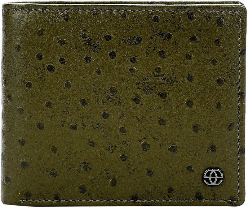 Men Casual, Formal, Evening/Party, Travel Green Genuine Leather RFID Wallet - Mini  (3 Card Slots)