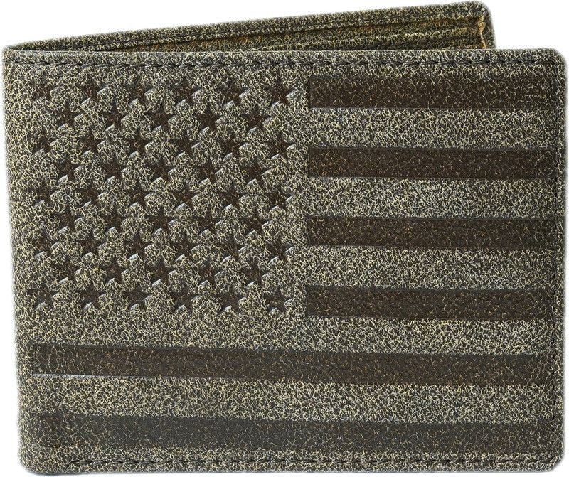 Men Formal Grey Genuine Leather RFID Wallet - Mini  (6 Card Slots)