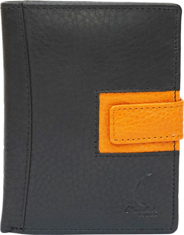 Men Casual, Formal, Trendy, Evening/Party Black Genuine Leather Wallet  (11 Card Slots)