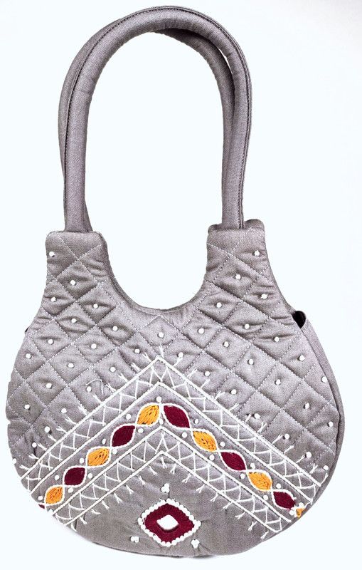Grey Girls Hand-held Bag - Medium
