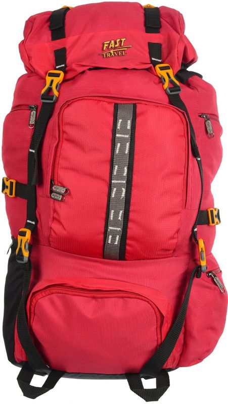 Trekking Hiking Travel Mountain Bag Rucksack - 90 L  (Red)