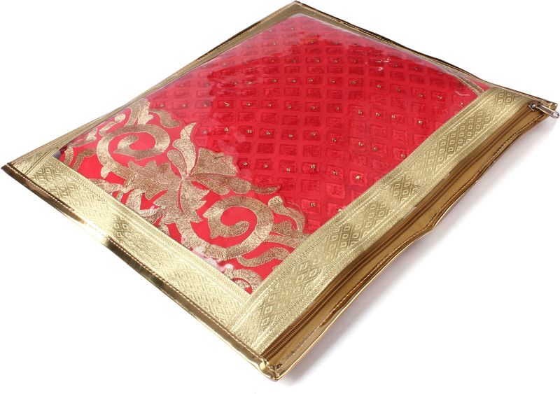 LadyBugBag NA Polka Dot printed Golden Saree Cover for 1 Saree-LBB10386 LBB10386  (Gold)