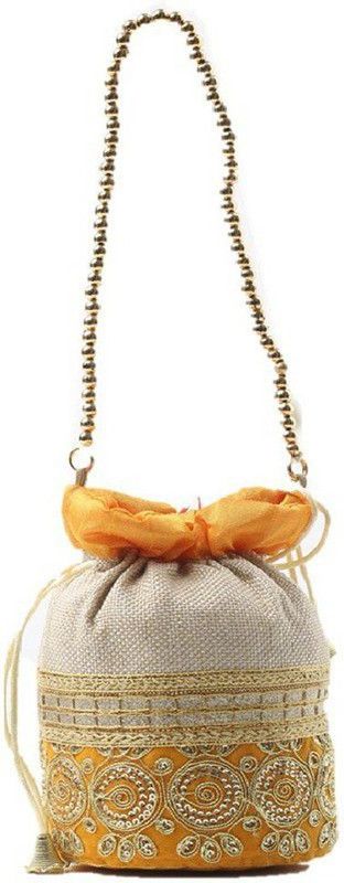 Women Gold, Yellow Potli