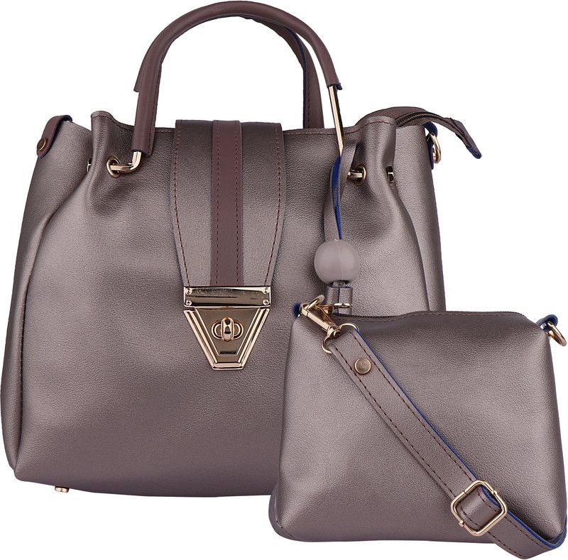 Grey Women Shoulder Bag - Mini  (Pack of 2)