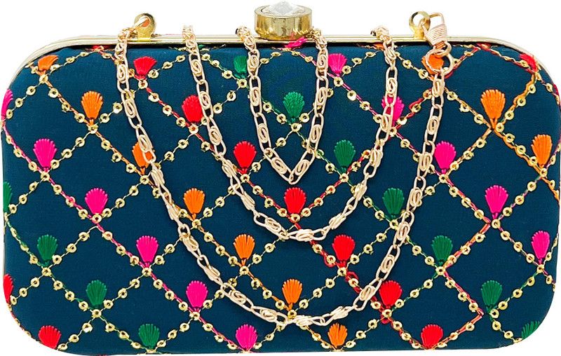 Party Blue Clutch