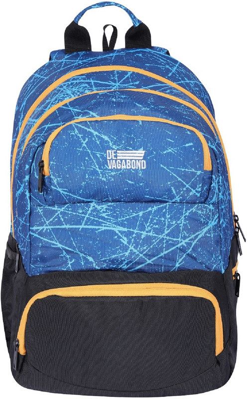 Medium 29 L Backpack Semi Nylon/Polyester Backpack Abstract 3.21 Blue 29Ltr  (Blue)