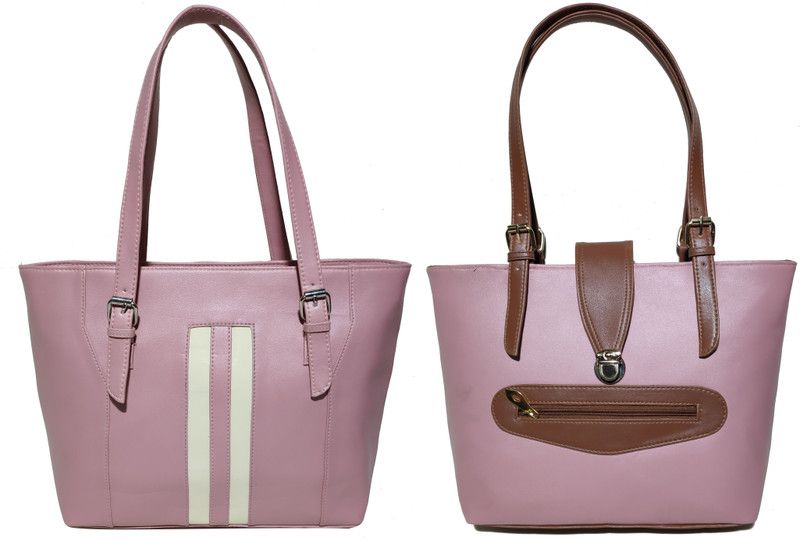 Women Pink, Pink Shoulder Bag - Extra Spacious  (Pack of: 2)