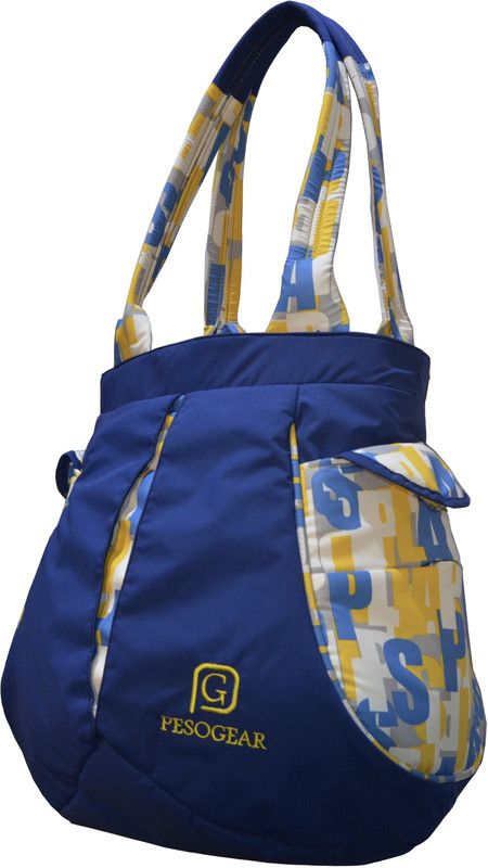 Women White, Blue, Yellow Shoulder Bag - Extra Spacious