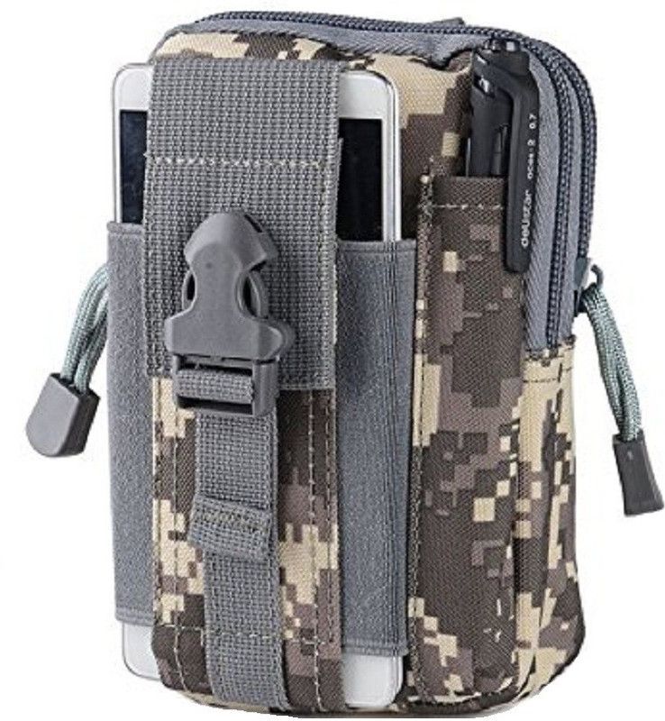 Cubern Water Resistant Outdoor Sport Travel Pouch Belt Water Resistant Outdoor Sport Travel Pouch Belt Waist Phone Bag Fanny Case Pack Money Pocket MOLLE attachments  (Grey)
