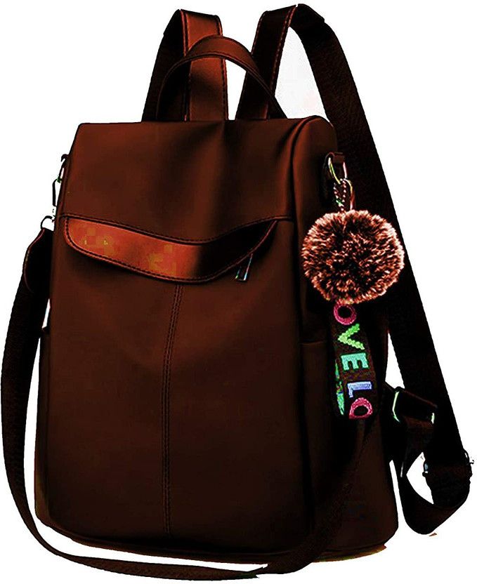Small 10 L Backpack School Bags Backpack Girls  (Brown)