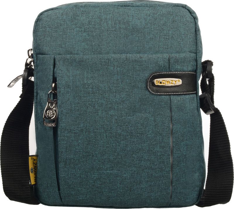 Green Sling Bag Blowzy Side Bag For Men, Sling Bag, Crossbody Tablet Messenger Bag Office Travel