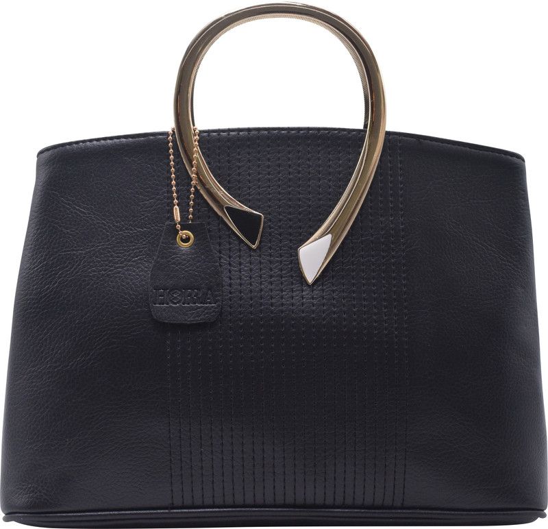 HORRA Enamel Fetish Black Handbag Waterproof Shoulder Bag  (Black, 7 L)