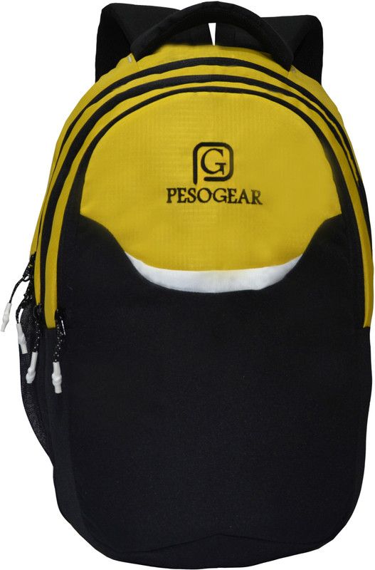 Medium 30 L Laptop Backpack Zepack  (Black, Yellow)
