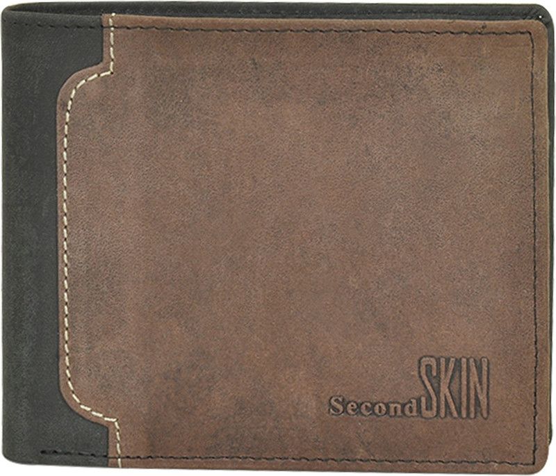 Men Black, Brown Genuine Leather Wallet - Regular Size  (10 Card Slots)