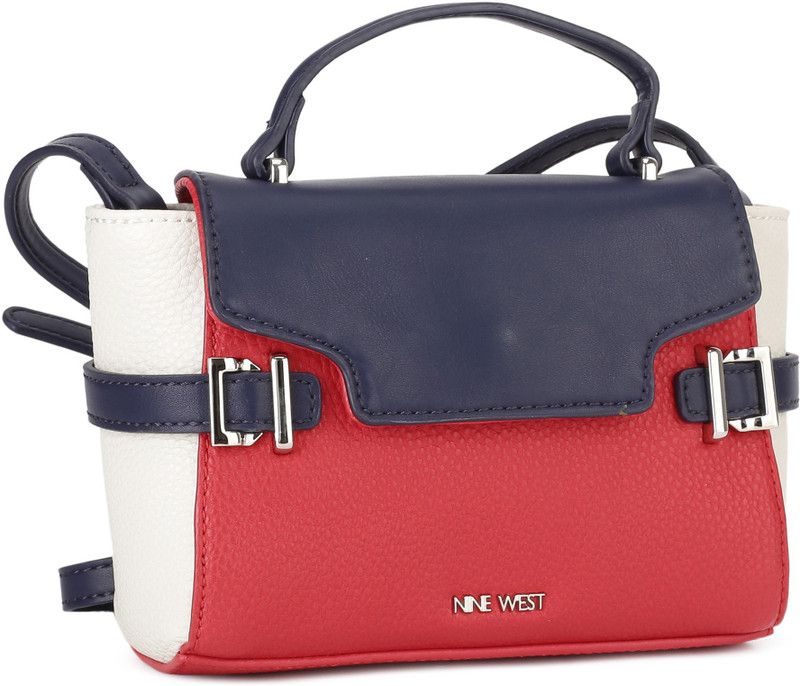 Women Blue, White, Red Shoulder Bag - Mini