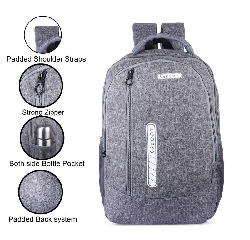 Grear_4_Black 31 L No Laptop Backpack  (Black)