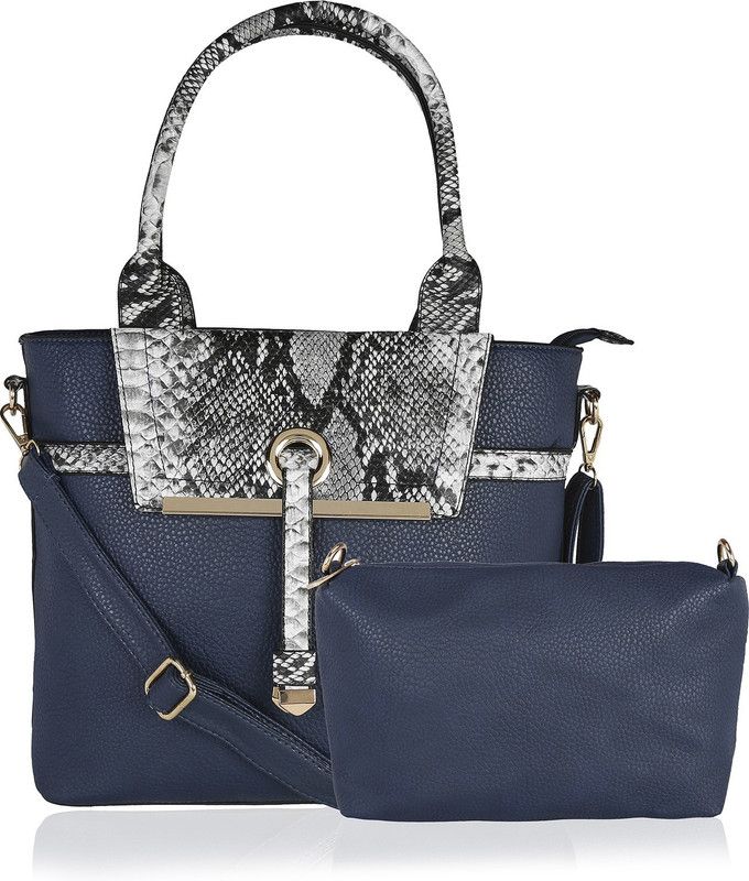 Women Blue Hand-held Bag - Mini  (Pack of: 2)