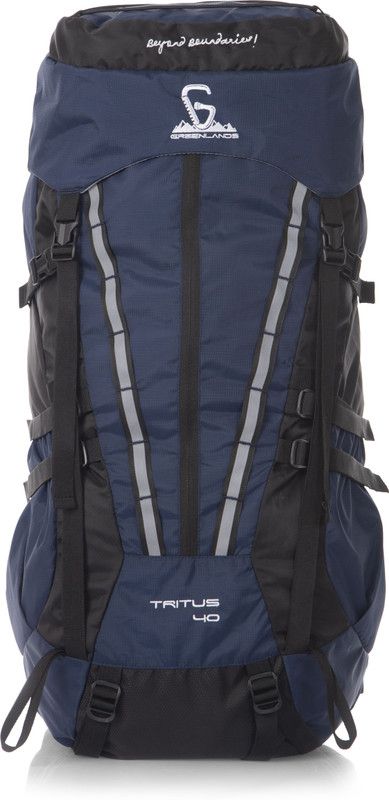by SG Tritus 40 Rucksack Travel Bag For Outdoor Trips, Camping Trekking -Tritus 40 (Navy) Rucksack - 40 L  (Blue)
