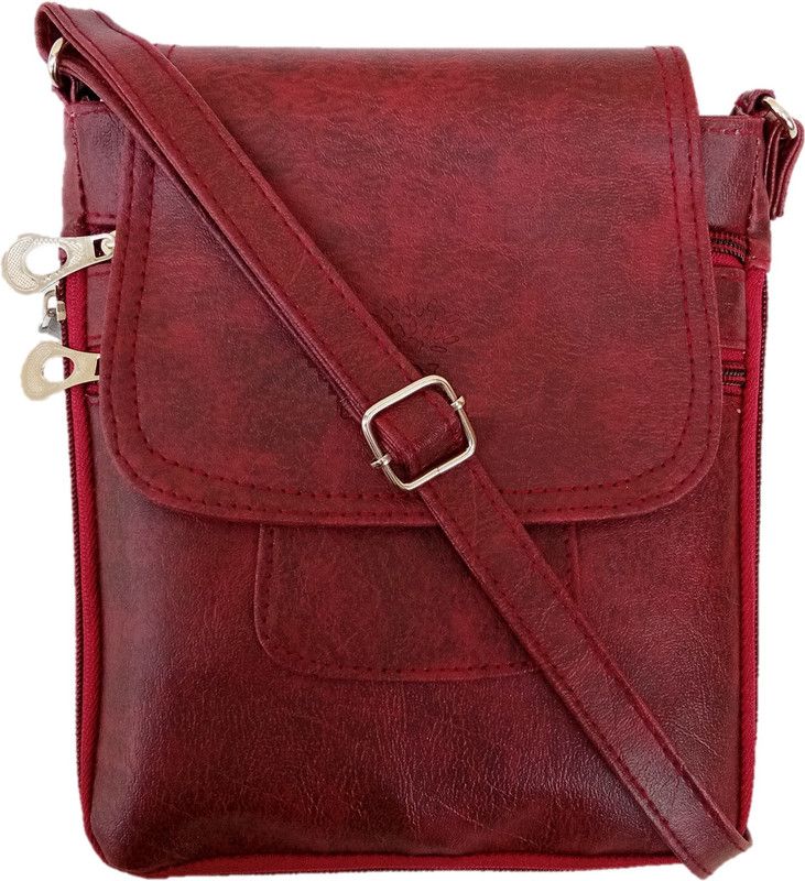 Maroon Girls Sling Bag - Medium