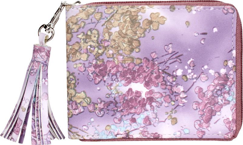 Women Casual Pink Artificial Leather Wallet - Regular Size  (3 Card Slots)