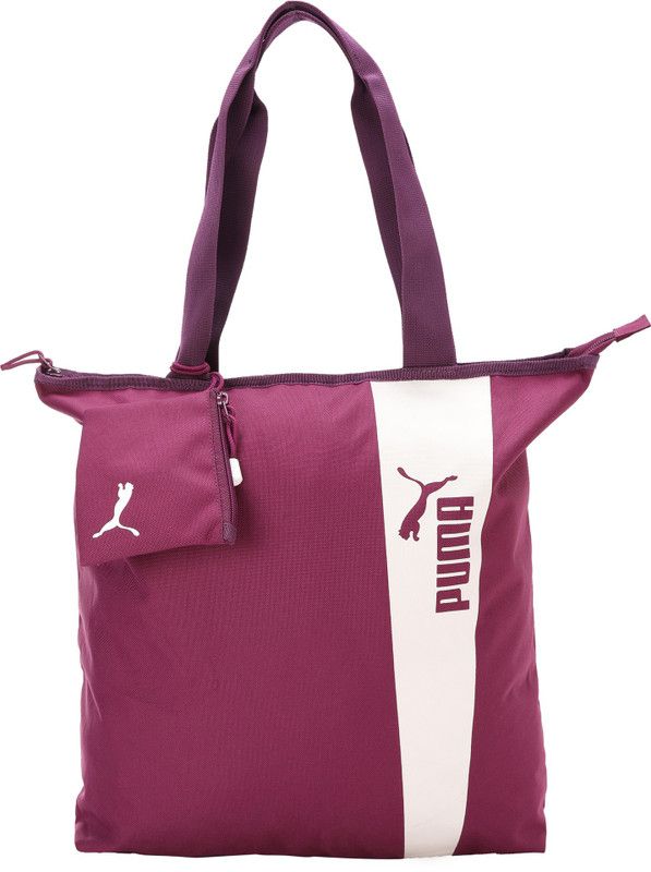 Women Purple, White Shoulder Bag - Extra Spacious