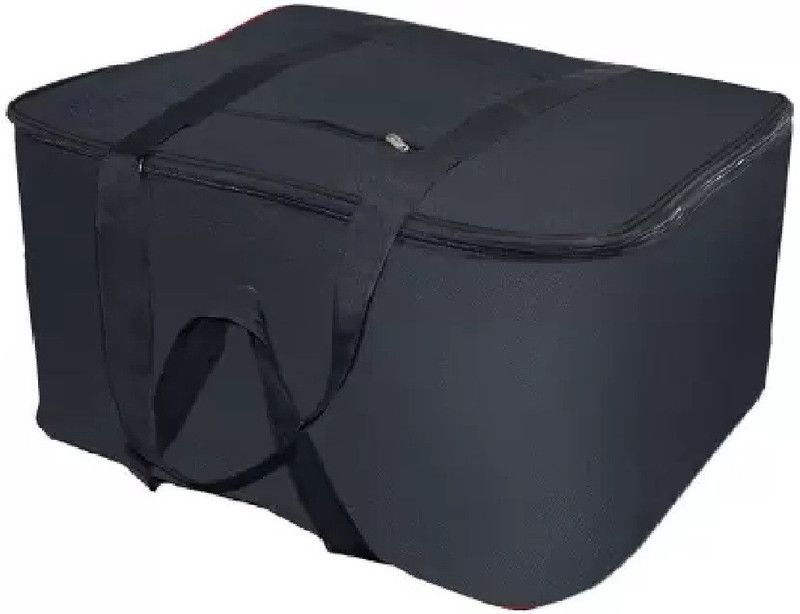 Riyansh 03 Designer Rexine Jumbo Attachi Bag Travel Handbag Storage Carrying Bag, Blanket Cover,Duffle,Travel Multi-Purpose Bag RDB 03  (Black)