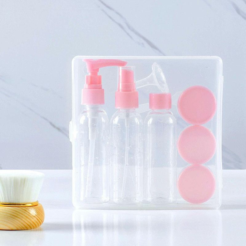 ACHAL Plastic Portable Travel Cosmetics Plastic Spray Bottle Toiletries Liquid Travel Toiletry Kit  (Multicolor)